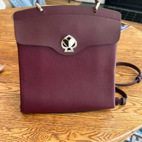 Kate Spade Burgundy Backpack